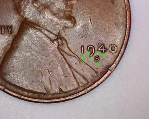 1940 S  LINCOLN WHEAT CENT -DDO Cover