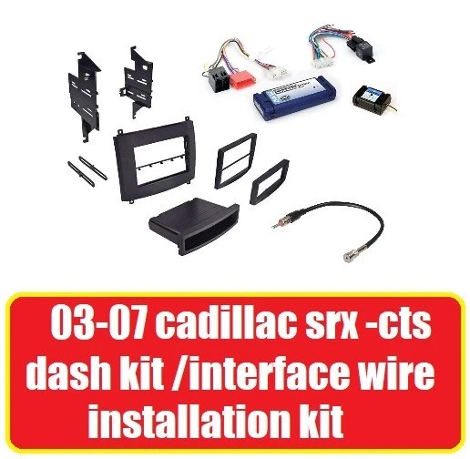 Car Radio Stereo Installation Dash Kit/Harness/Module 03-07 Cadillac SRX CTS - Image 1 of 2
