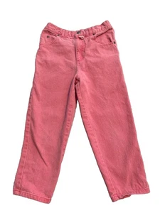Vintage 1990's Esprit Pink Denim Jeans - Pants - Girls Size 6 - Picture 1 of 17