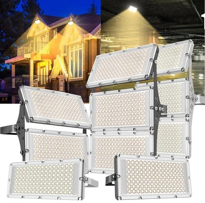 100/200/300/400W LED Fluter Modul Flutlicht Außenleuchte Fassadenstrahler Garten - Bild 1 von 4