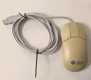 VINTAGE Sun Microsystems CROSSBOW USB Mouse P/N: 370-3632-01 - Afbeelding 1 van 4