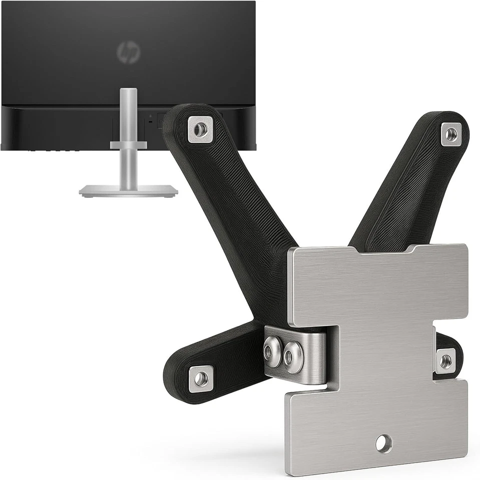 HP M27h, M24h, 524sh, 527sh Monitor VESA Adapter - 75x75mm - Bild 1 von 4