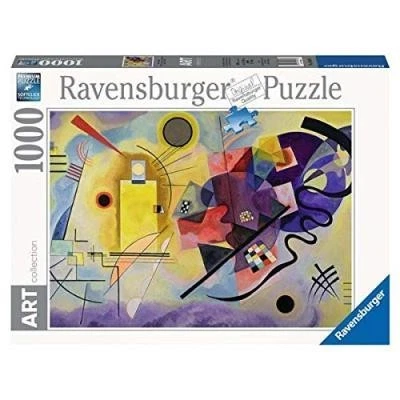 PUZZLE ART 1000 PEZZI ravensburger GIALLO ROSSO BLU KANDINSKY 70 x 50 cm - Immagine 1 di 2