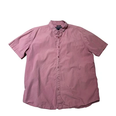 Camisa American Rag manga corta con botones para hombre XL rosa informal Foto 1 de 4