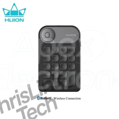 Huion K20 Keydial Compact Keyboard for Tablet/PC/Phone 18 Keys with Dial - Image 1 of 4