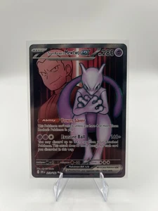 Team Rocket's Mewtwo ex - Ultra Rare SV10: Destined Rivals 213/182 NM - Picture 1 of 2