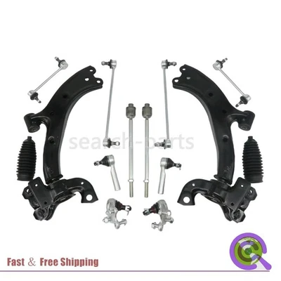 For 2007-2012 Acura RDX 2.3L L4 14x Front Lower Control Arm Sway Bar Tie Rod Kit - Image 1 of 4