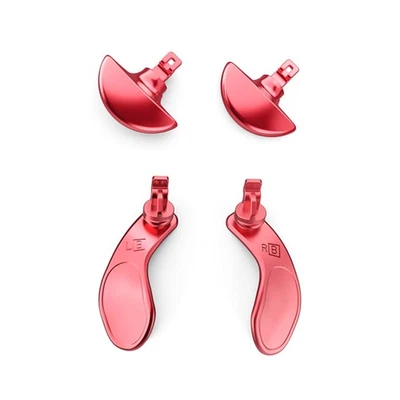 4 件红色后桨适用于 PS5 Edge 控制器 DIY 后扣个性化零件; — 第 1/4 张图片