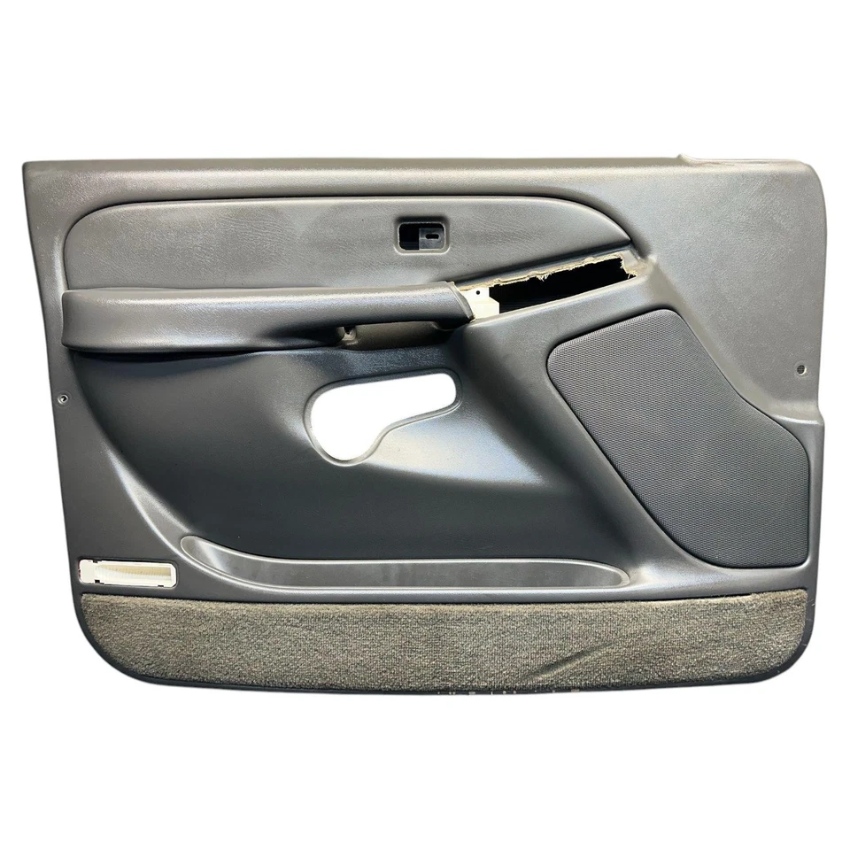 2005 Chevrolet Silverado 2500HD Front Driver Door Trim Panel 04 05 06 07 OEM - Image 1 of 4