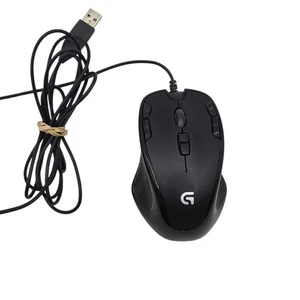 Logitech G300s Optical Ambidextrous Gaming Mouse 9 Programmable Buttons Works - Picture 1 of 7