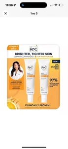 ROC Vitamin C + SPF 30 AM Moisturizer 2.5 fl oz (74ml) x 2 New 100% Authentic - Picture 1 of 4