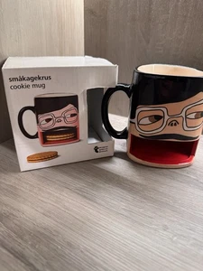 Småkagekrus Kekstasse mit Kekshalter Neuheit Geschenkbox Dänemark Design - Bild 1 von 5