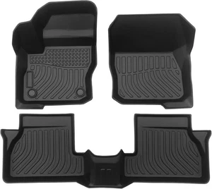 Floor Mats F 2012-2018 Ford Focus All-Weather TPE Rubber Waterproof Anti-Slip - Picture 1 of 7
