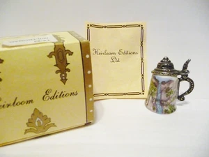 THIMBLE HANDPAINTED PORCELAIN STEIN HEIRLOOM EDITIONS '83 JO HALL "MULTNOMAH..." - Picture 1 of 8