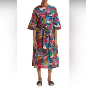 NEW WITH TAGS The Oula Company Kaftan Dress 3/4 Bell Sleeves Sz Medium - Picture 1 of 10