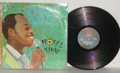MIGHTY DUKE Hotel Time LP Charlies Records DCR3559 Reggae Calypso Plays Well - Image 1 of 3