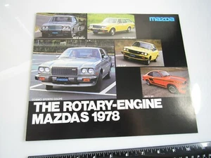 1978 MAZDA The Rotary Engine Sales Brochure Advertising Booklet Promo.   #8 - Bild 1 von 3