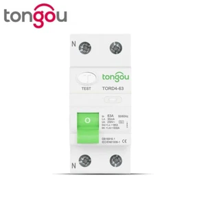 Disyuntor de corriente residual electromagnética tipo A RCD 2P63A 30mA 6KA RCCB - Imagen 1 de 6
