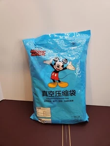 Vacuum Storage Bags 10 Pieces with Travel Pump Included Mickey Mouse New - Picture 1 of 6