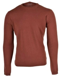 NUEVO estilo latino Attolini cuello redondo cachemir suéter EU 46 US 36 S coral - Imagen 1 de 3