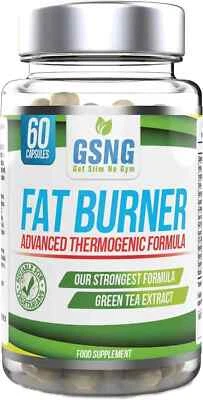 Fatburner Abnehmpillen Stoffwechsel Booster Appetitzügler 60 pflanzliche Kapseln - Bild 1 von 4