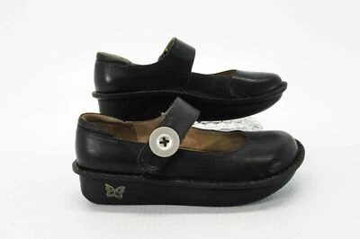 Alegria Womens Shoes Paloma Black Nappa Size 7.5 EUR 38 Mary Jane Pre Owned qp - Image 1 of 4