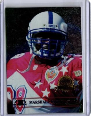 96 Collectors Edge Presidents Reserve 19 Marshall Faulk Tanned R&R - Image 1 of 2