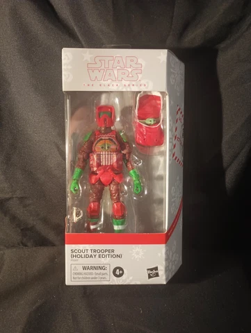 Scout Trooper Holiday Edition 6" Scale STAR WARS The Black Series MOC NEW Cover