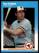 1987 Fleer Update #U-58 Ray Knight Baltimore Orioles