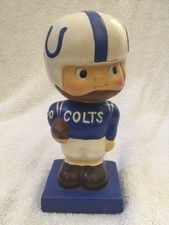 1960'S NFL BALTIMORE COLTS BOBBLEHEAD, NODDER, BOBBLE HEAD - JOE KUHARICH