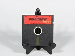 Vintage Where In The USA Is Carmen Sandiego? Diskette 1 - 5" Diskette IBM kompatibel - Bild 1 von 3