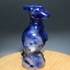 52g 2.7"Natural Crystal.blue-veins stone.Hand-carved.Exquisite kangaroo statues