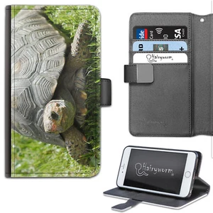 Tortoise Phone Case;PU Leather Wallet Flip Case;Cover For Samsung;Apple;Sony - Picture 1 of 4