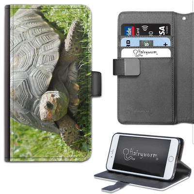 Tortoise Phone Case;PU Leather Wallet Flip Case;Cover For Samsung;Apple;Sony - Image 1 of 4
