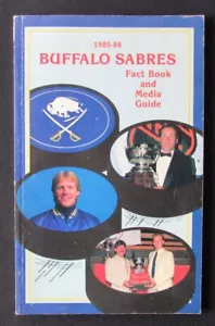 1985-86 Buffalo Sabres Eishockey Faktenbuch und Medienführer 176289 - Bild 1 von 1