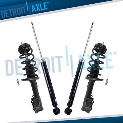 Front Struts w/ Coil Spring Rear Shock Absorbers Kit for 2014 - 2017 Ford Fiesta - Imagem 1 de 4