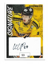 2022-23 Finnish League Cardset Signature Auto /100 Kasper Puutio (Panthers)