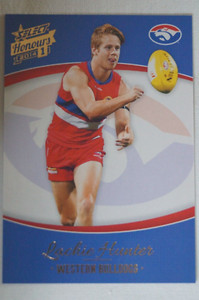 Western Bulldogs AFL Football Select Honours Series 1 Footy Card Lachie Hunter