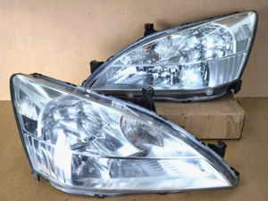 2003-08 JDM Honda Accord CM5 Saber Inspire UC1 UC3 FRONT HID Headlights Lamp OEM - Picture 1 of 19