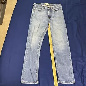 Everlane Womens Boy Friend Jeans Size 26 Straight Leg Blue Light Wash Mid Rise - Picture 1 of 5