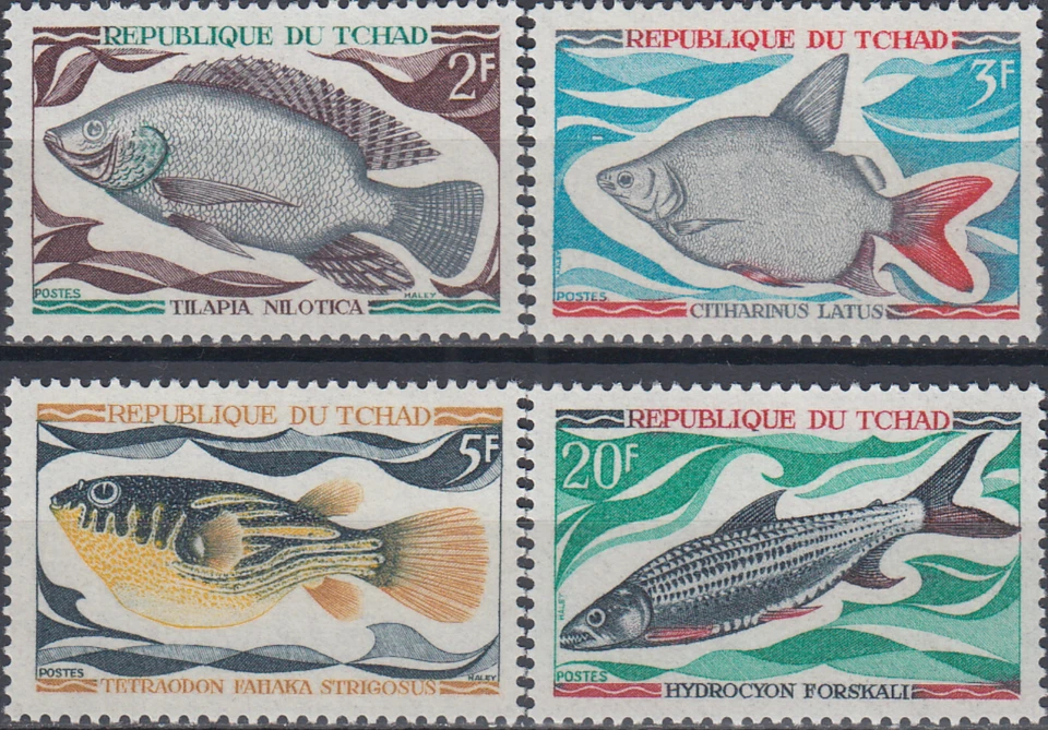 Chad Fish 1969 MNH-8 euros Foto 1 de 1