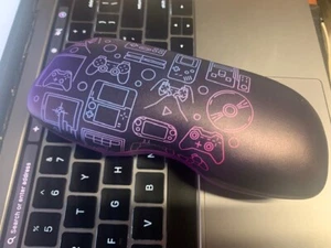 Game Controller EyeGlass case Purplr/controller design soft light blue inside US - Picture 1 of 4