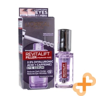 L'OREAL PARIS REVITALIFT Filler Augenserum Mit Hyaluronsäure & Koffein 20 ml - Bild 1 von 4