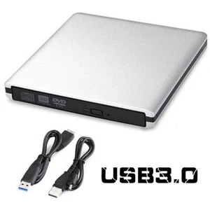 Alloy USB 3.0 SATA External Enclosure Case for Laptop BD DVD Writer Burner Drive - Picture 1 of 13