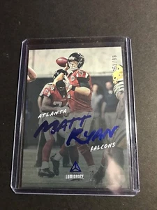 2018 Luminance Blue #44 Matt Ryan #'d 52/99 Falcons - Picture 1 of 2