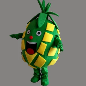 Advertising Pineapple Mascot Costume Suit Halloween Birthday Party Dress Adults - Picture 1 of 3