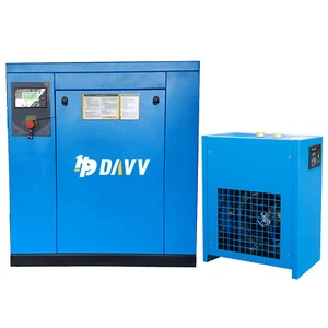 20Hp 3Ph 23 V Rotary Screw Air Compressor W/ 110V 1Ph Refrigerated Dryer HPDAVV - Picture 1 of 12