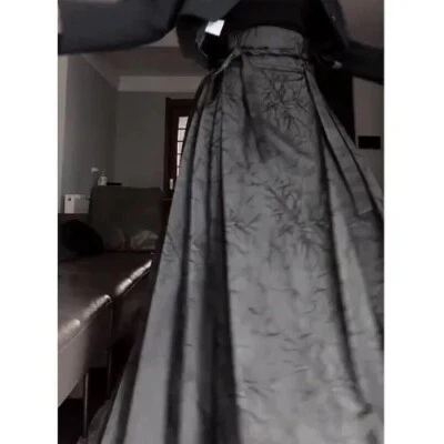 New Chinese Style Horse Face Skirt Set Winter Zen Women's Dress, Improved Hanfu - Image 1 of 4