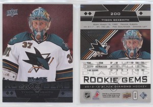 2012-13 Upper Deck Black Diamond Triple Gems Ruby /100 Tyson Sexsmith Rookie RC