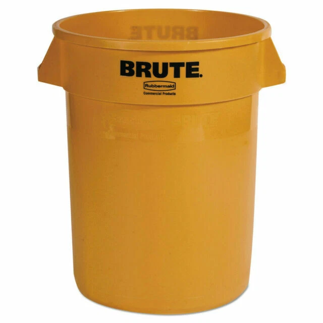 Rubbermaid Brute 32 Gallon Container - Yellow